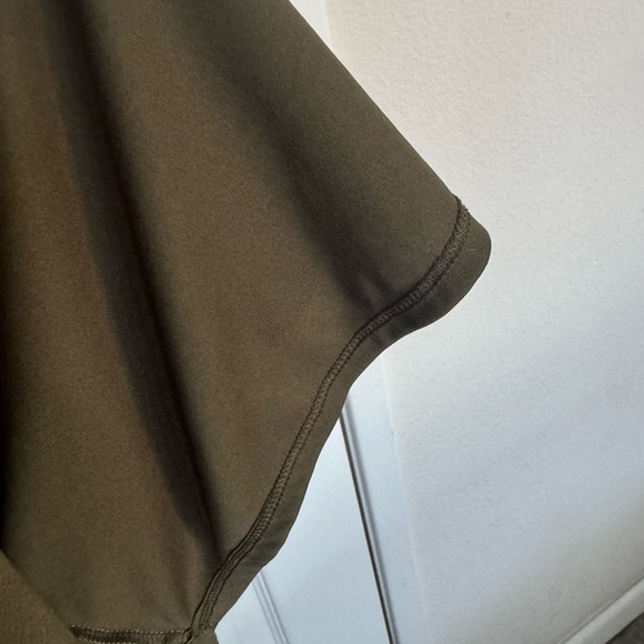 DU JOUR Crochet Olive Maxi Dress - Picture 9 of 11